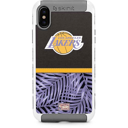 NBA Los Angeles Lakers Retro Palms iPhone Cases